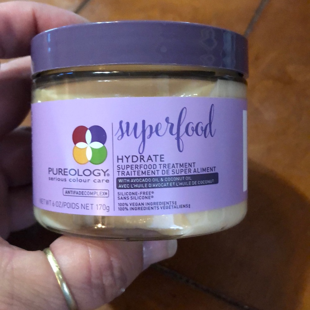 Pureology superfood hydrate treat and strength cut
